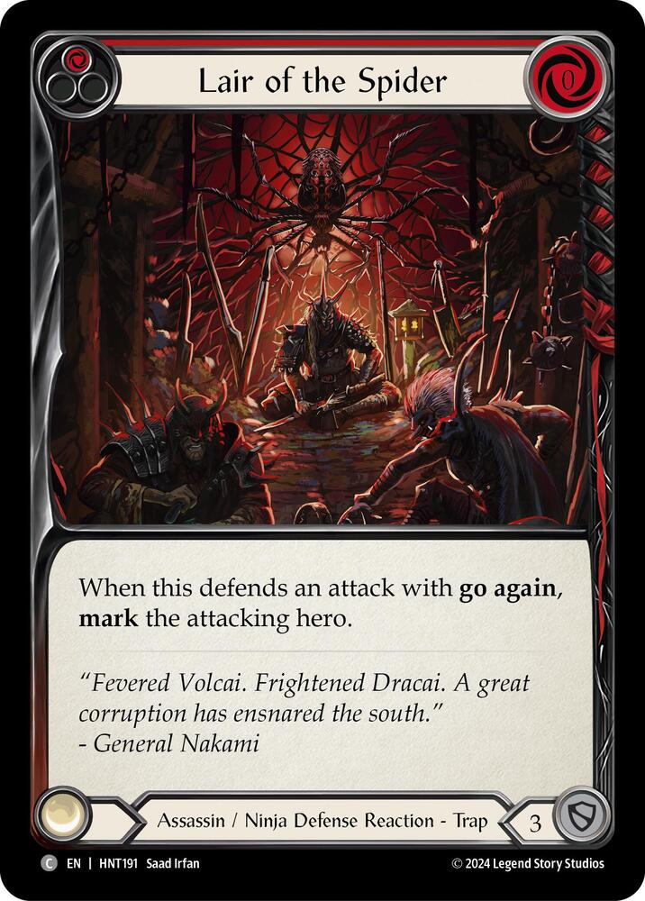 Lair of the Spider (Red)