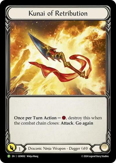 Kunai of Retribution - GEM002