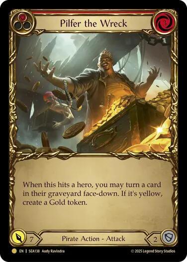 Pilfer the Wreck (Red) (Treasure)