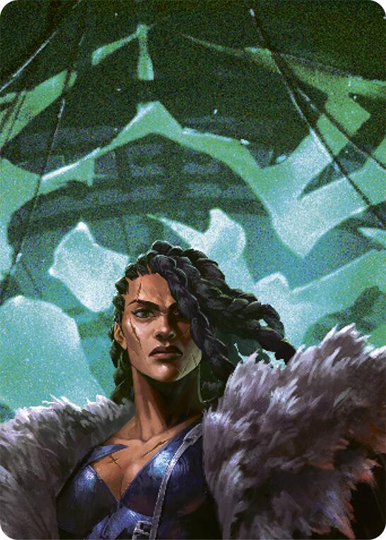 Uzuri, Switchblade // Emperor, Dracai of Aesir Double Sided Art Card (Top Center)