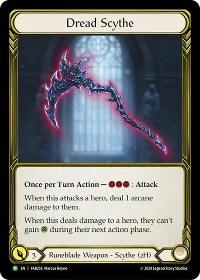 Dread Scythe (Golden) - FAB255