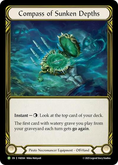 Compass of Sunken Depths (Golden) - FAB364
