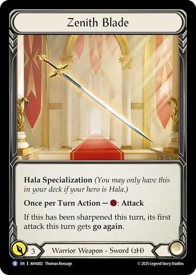 Zenith Blade - Armory Deck Origins: Hala FAB spoiler