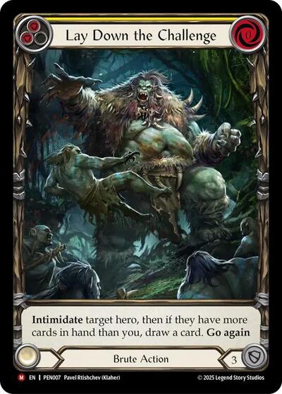 Lay Down The Challenge (Yellow) (Extended Art)