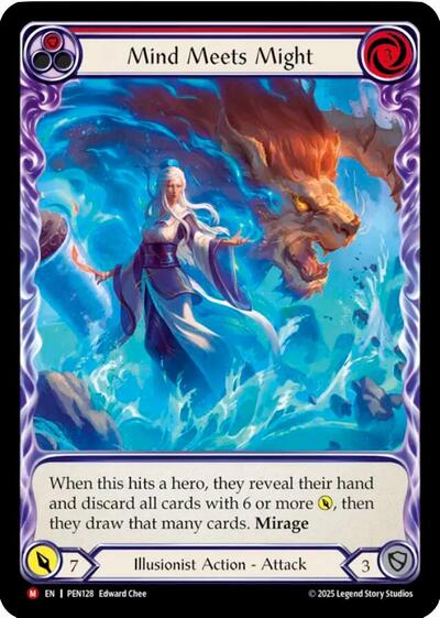 Mind Meets Might (Red) (Extended Art)