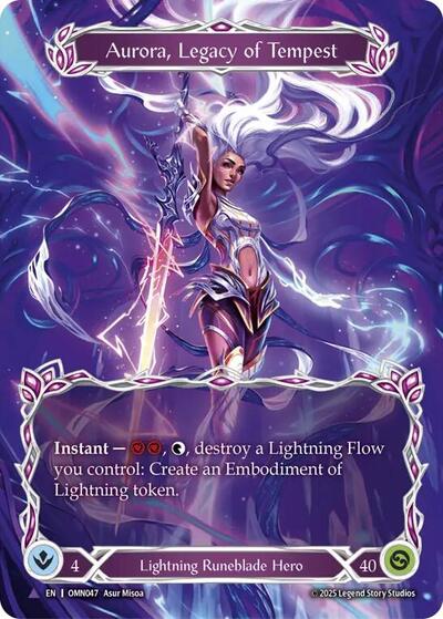 Aurora, Legacy of Tempest (Marvel) - Omens of the Third Age FAB spoiler