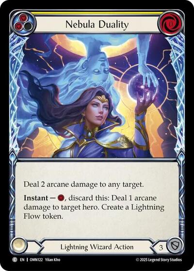 Nebula Duality (Yellow) - Omens of the Third Age FAB spoiler