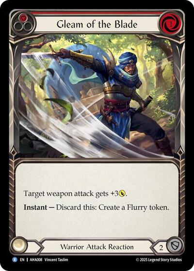 Gleam Of The Blade (Red) - Armory Deck Origins: Hala FAB spoiler