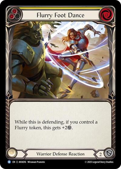 Flurry Foot Dance (Yellow) - Armory Deck Origins: Hala FAB spoiler