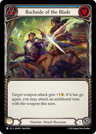 Backside Of The Blade (Blue) - Armory Deck Origins: Hala FAB spoiler