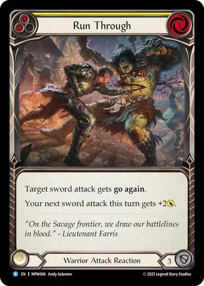 Run Through (Yellow) - Mastery Pack Warrior FAB spoiler