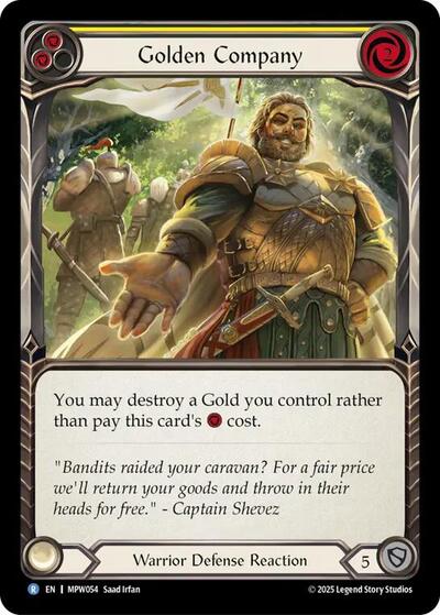 Golden Company (Yellow) - Mastery Pack Warrior FAB spoiler