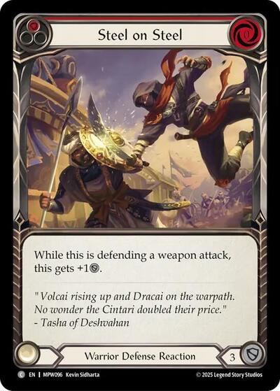 Steel on Steel (Red) - Mastery Pack Warrior FAB spoiler