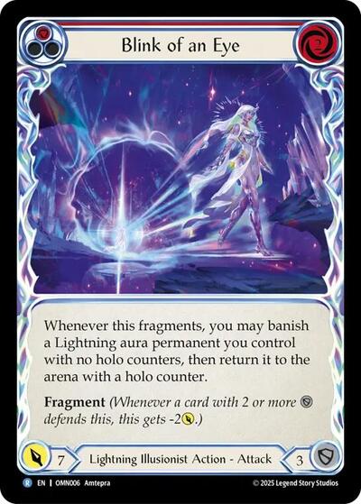 Blink of an Eye - Omens of the Third Age FAB spoiler