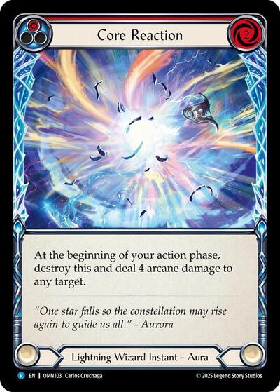 Core Reaction (Red) - Omens of the Third Age FAB spoiler