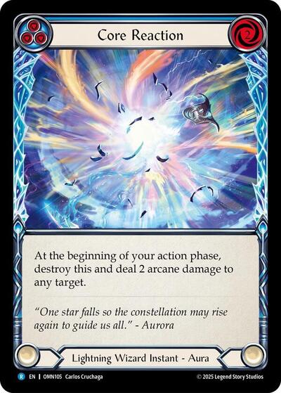 Core Reaction (Blue) - Omens of the Third Age FAB spoiler