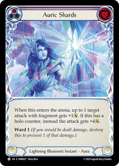 Auric Shards (Red) - Omens of the Third Age FAB spoiler