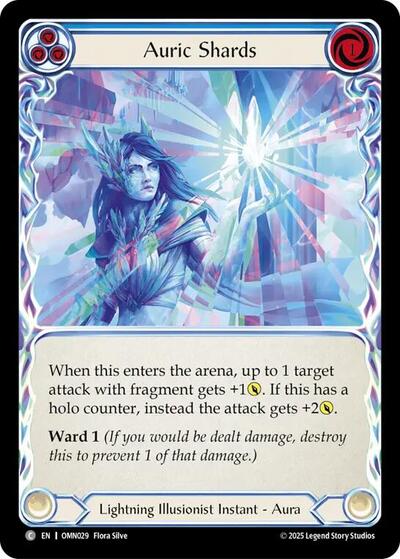 Auric Shards (Blue) - Omens of the Third Age FAB spoiler