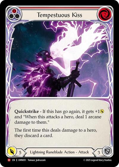 Tempestuous Kiss - Omens of the Third Age FAB spoiler
