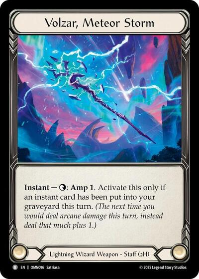 Volzar, Meteor Storm - Omens of the Third Age FAB spoiler