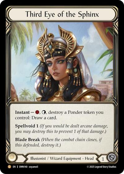 Third Eye of the Sphinx - Omens of the Third Age FAB spoiler
