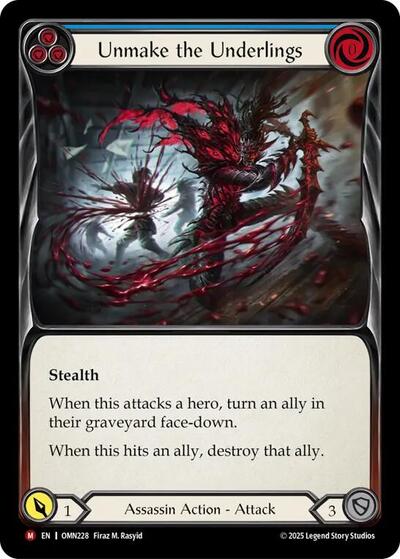 Unmake the Underlings - Omens of the Third Age FAB spoiler