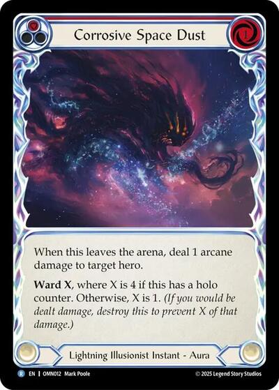 Corrosive Space Dust (Red) - Omens of the Third Age FAB spoiler