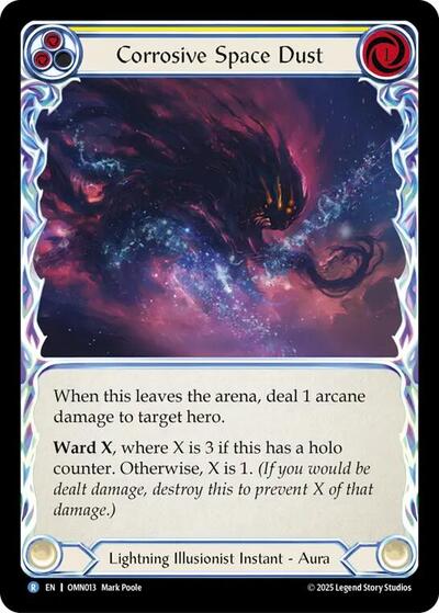 Corrosive Space Dust (Yellow) - Omens of the Third Age FAB spoiler