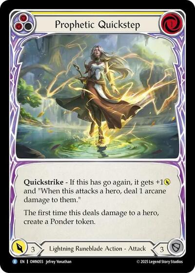 Prophetic Quickstep - Omens of the Third Age FAB spoiler