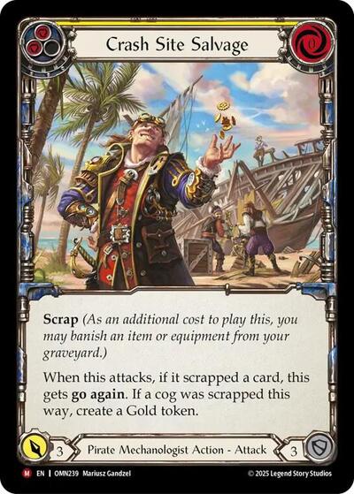 Crash Site Salvage - Omens of the Third Age FAB spoiler