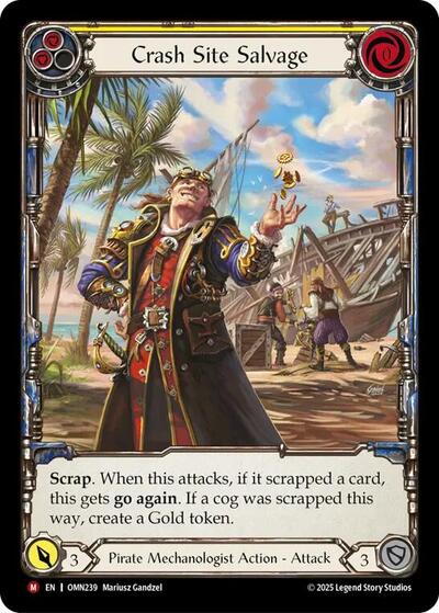 Crash Site Salvage (Extended Art) - Omens of the Third Age FAB spoiler