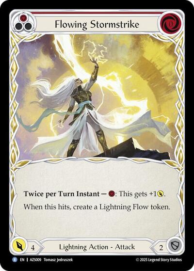 Flowing Stormstrike (Red) - Armory Deck: Zyggy FAB spoiler