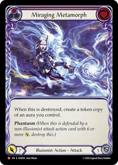 Miraging Metamorph (Red) - Armory Deck: Zyggy FAB spoiler