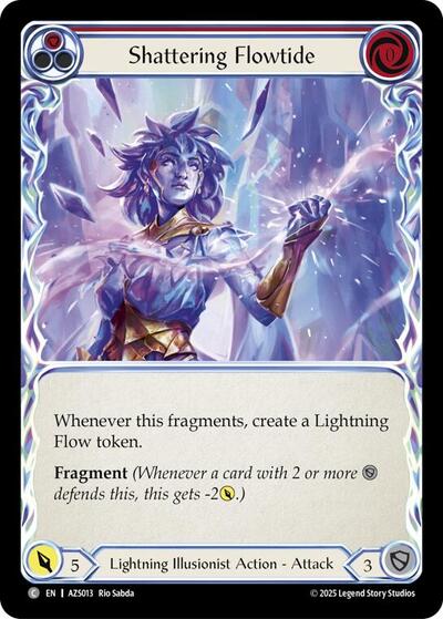 Shattering Flowtide (Red) - Armory Deck: Zyggy FAB spoiler