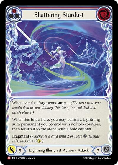 Shattering Stardust (Red) - Armory Deck: Zyggy FAB spoiler