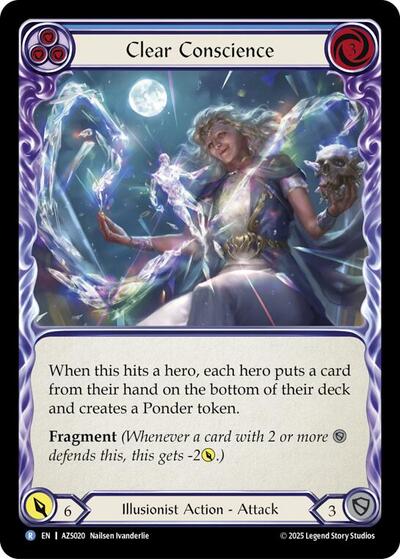 Clear Conscience (Blue) - Armory Deck: Zyggy FAB spoiler