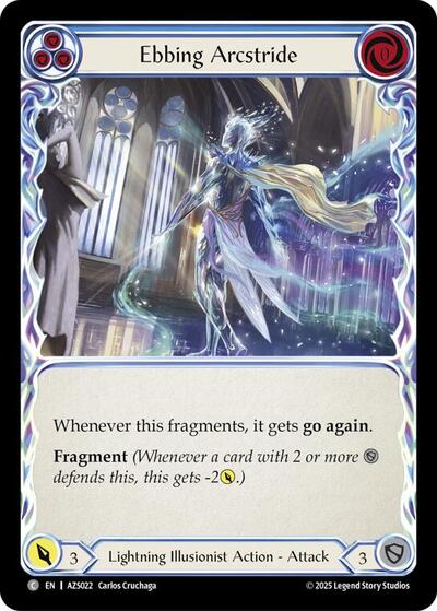Ebbing Arcstride (Blue) - Armory Deck: Zyggy FAB spoiler