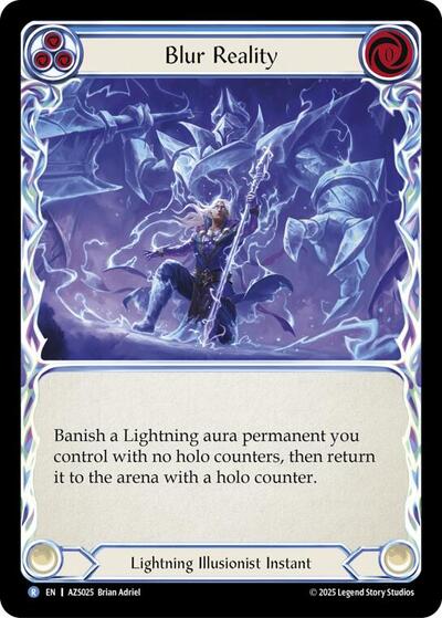 Blur Reality (Blue) - Armory Deck: Zyggy FAB spoiler