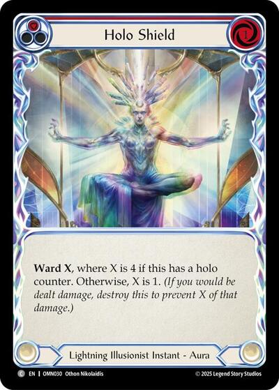 Holo Shield (Red) - Omens of the Third Age FAB spoiler