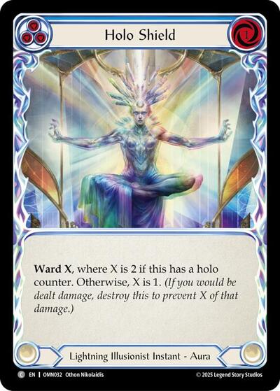 Holo Shield (Blue) - Omens of the Third Age FAB spoiler
