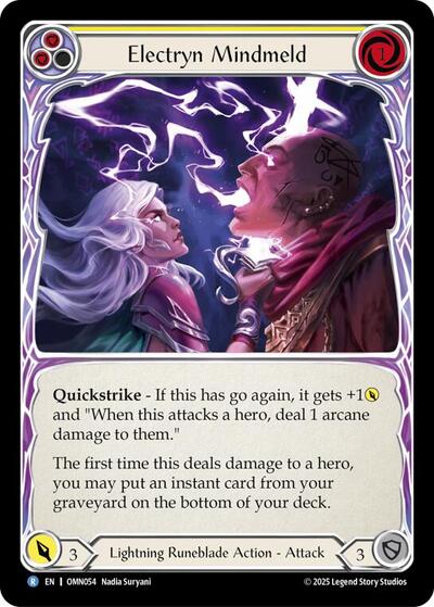 Electryn Mindmeld (Yellow) - Omens of the Third Age FAB spoiler