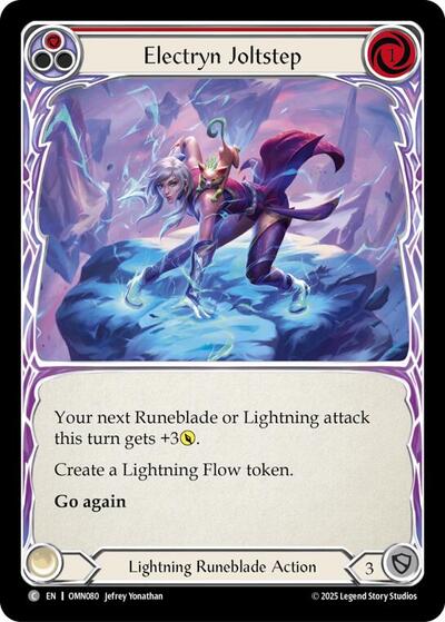 Electryn Joltstep (Red) - Omens of the Third Age FAB spoiler