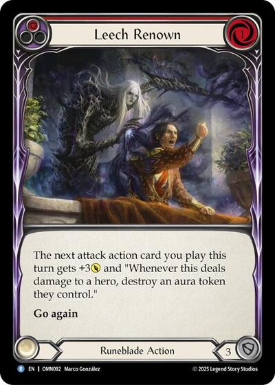 Leech Renown (Red) - Omens of the Third Age FAB spoiler