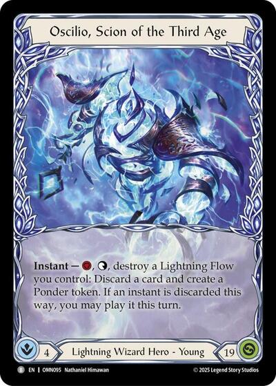 Oscilio Scion Of The Third Age - Omens of the Third Age FAB spoiler