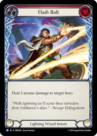 Flash Bolt (Red) - Omens of the Third Age FAB spoiler