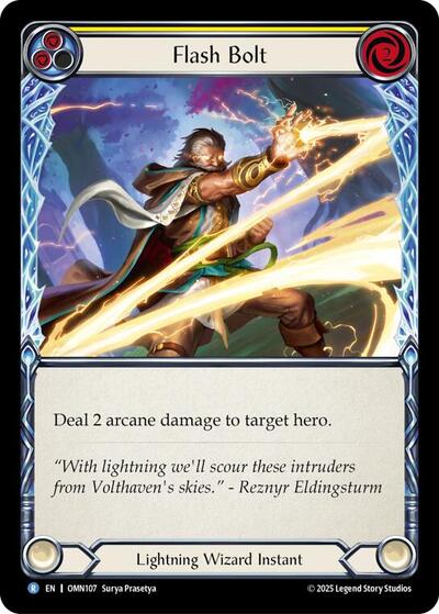 Flash Bolt (Yellow) - Omens of the Third Age FAB spoiler