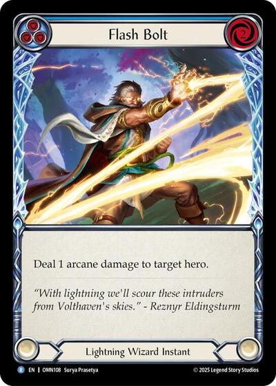 Flash Bolt (Blue) - Omens of the Third Age FAB spoiler