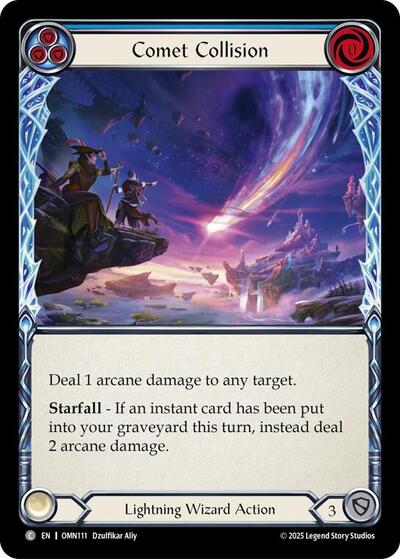 Comet Collision (Blue) - Omens of the Third Age FAB spoiler