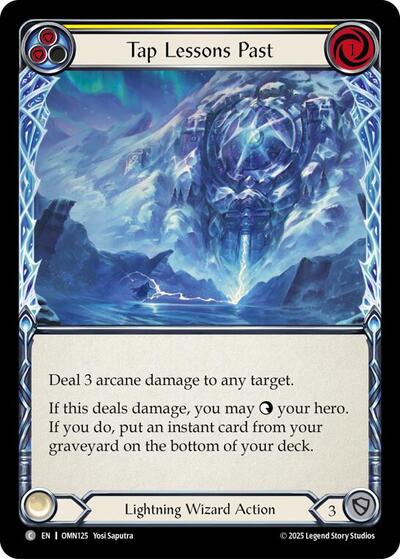 Tap Lessons Past (Yellow) - Omens of the Third Age FAB spoiler
