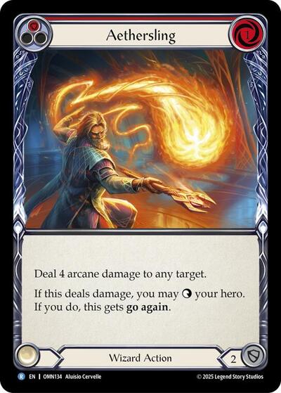 Aethersling (Red) - Omens of the Third Age FAB spoiler
